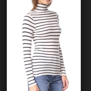 Club Monaco Julie striped turtleneck, XS